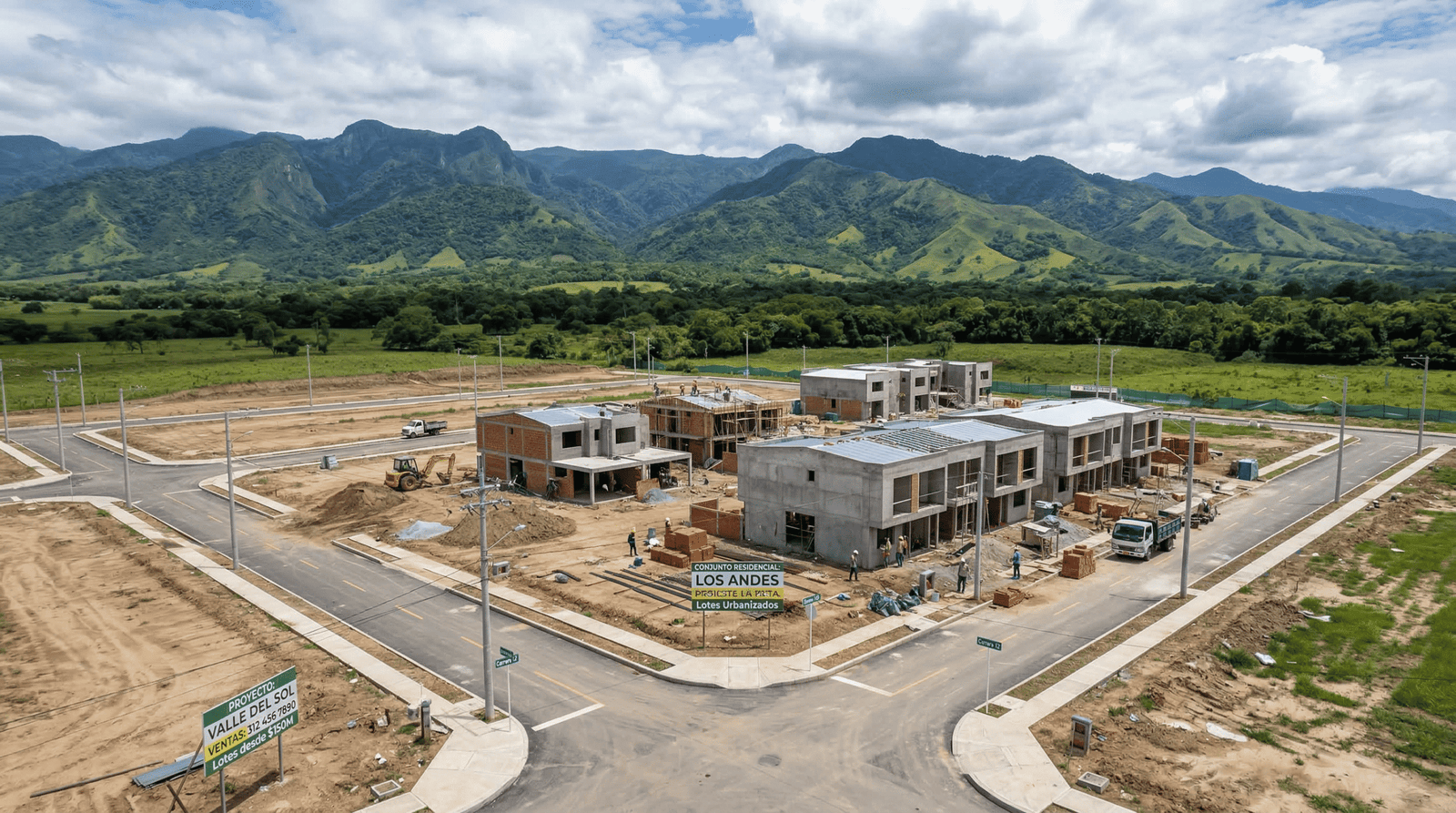 Construcción de proyectos inmobiliarios